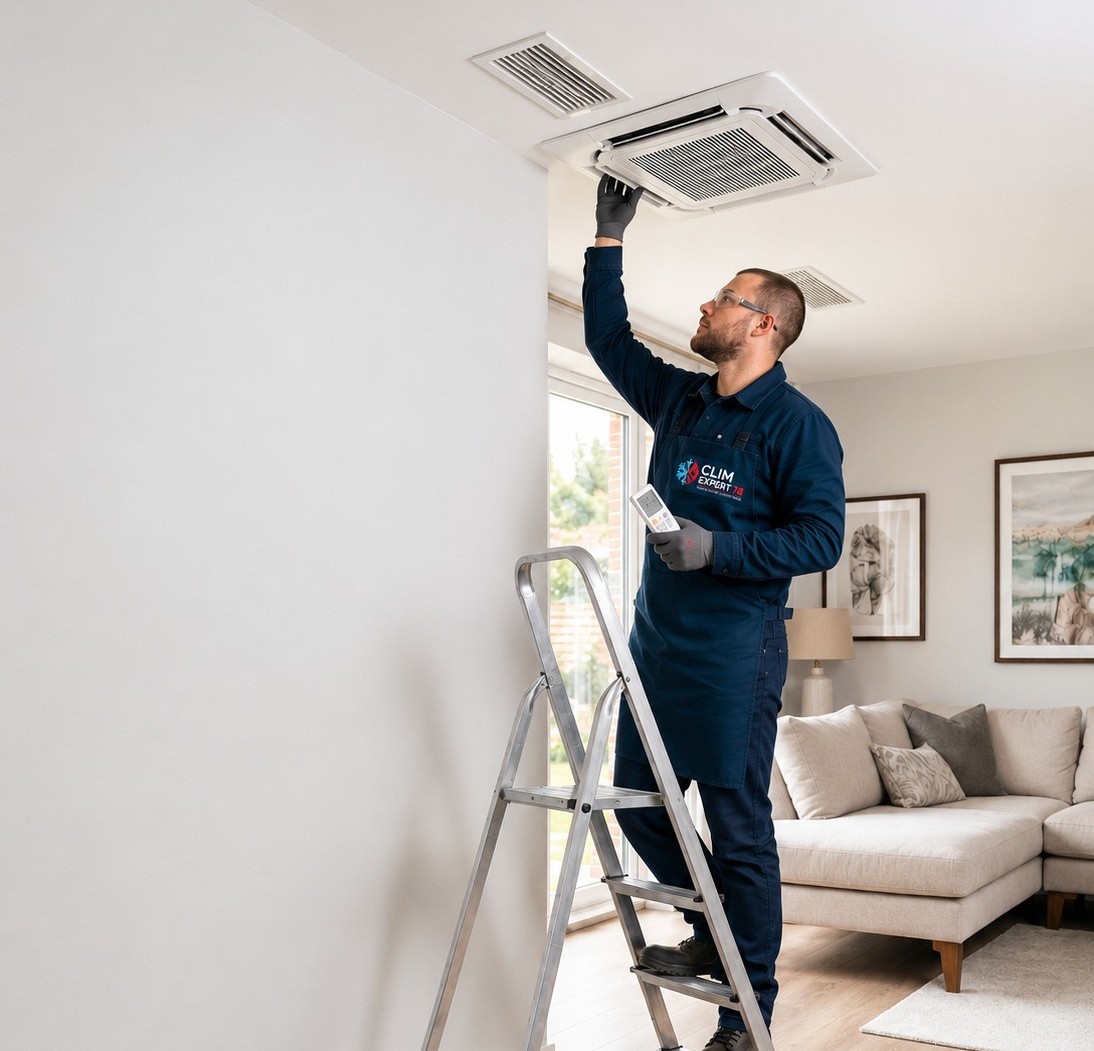 Installation de pompe à chaleur air-air